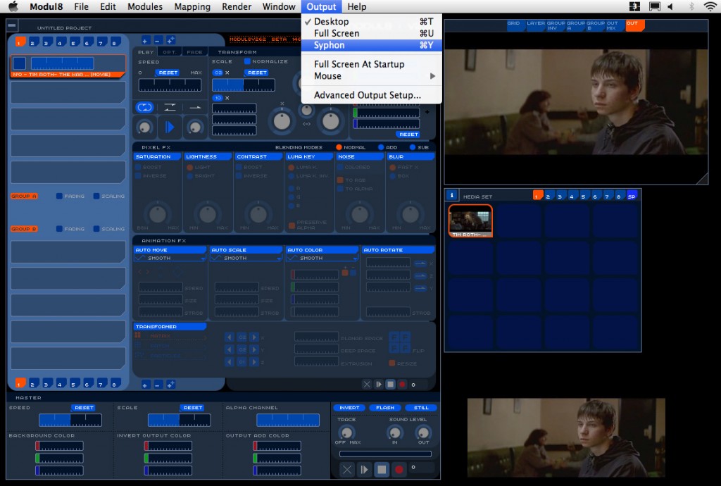 Modul8 к MadMapper
