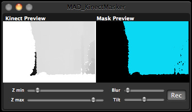 kinect masker madmapper