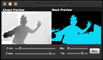 kinect masker madmapper