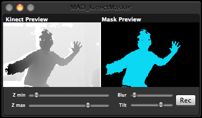 kinect masker madmapper